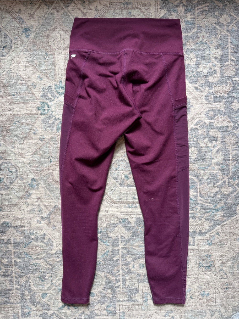 Fabletics Plum High-Rise Performance Leggings with Side Pocket - Picture 4 of 5